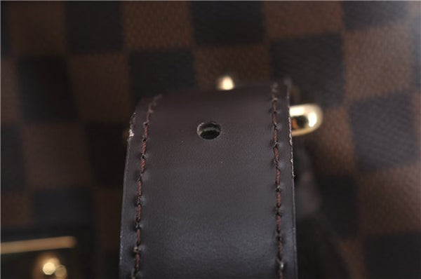 Authentic Louis Vuitton Damier Hampstead MM Shoulder Tote Bag N51204 LV 1114F