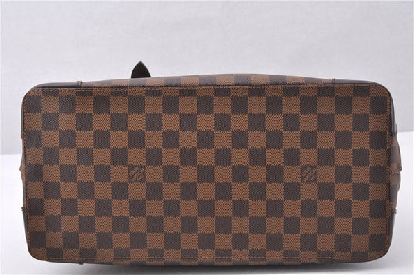 Authentic Louis Vuitton Damier Hampstead MM Shoulder Tote Bag N51204 LV 1114F