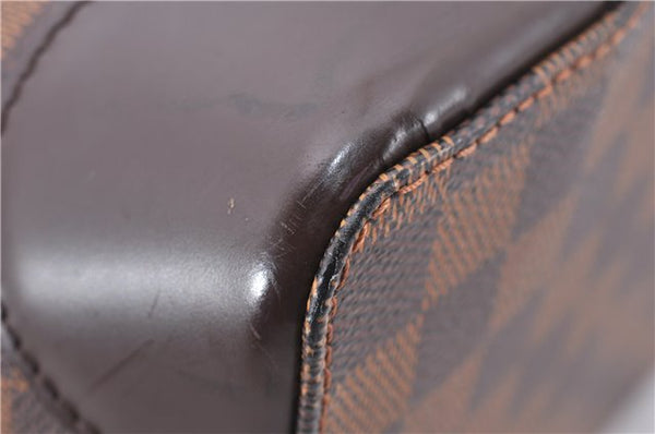 Authentic Louis Vuitton Damier Hampstead MM Shoulder Tote Bag N51204 LV 1114F