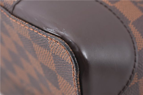 Authentic Louis Vuitton Damier Hampstead MM Shoulder Tote Bag N51204 LV 1114F