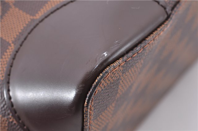 Authentic Louis Vuitton Damier Hampstead MM Shoulder Tote Bag N51204 LV 1114F