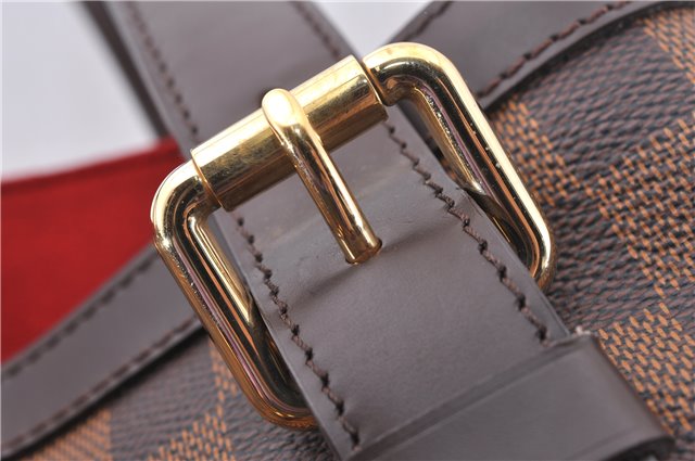 Authentic Louis Vuitton Damier Hampstead MM Shoulder Tote Bag N51204 LV 1114F