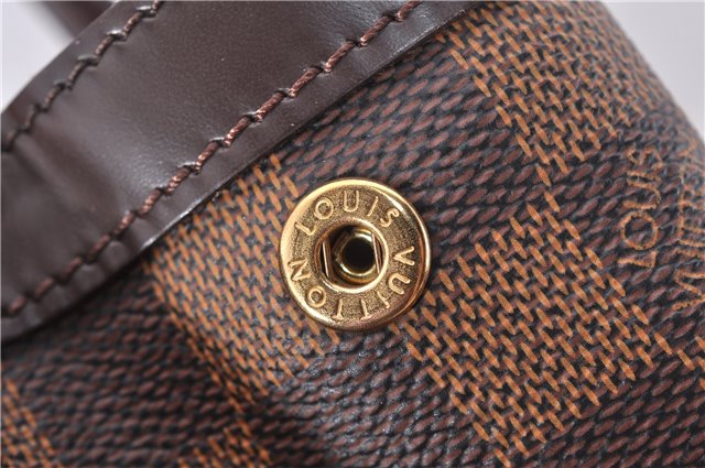 Authentic Louis Vuitton Damier Hampstead MM Shoulder Tote Bag N51204 LV 1114F