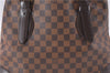 Authentic Louis Vuitton Damier Hampstead MM Shoulder Tote Bag N51204 LV 1114F