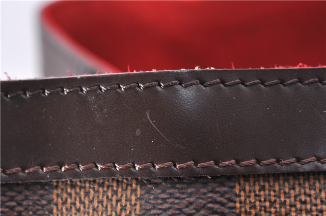 Authentic Louis Vuitton Damier Hampstead MM Shoulder Tote Bag N51204 LV 1114F