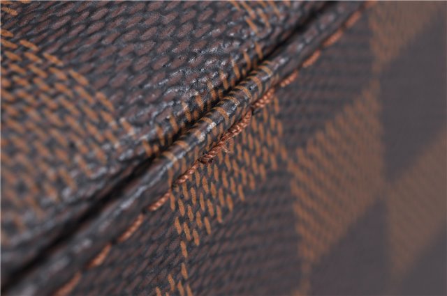 Authentic Louis Vuitton Damier Hampstead MM Shoulder Tote Bag N51204 LV 1114F