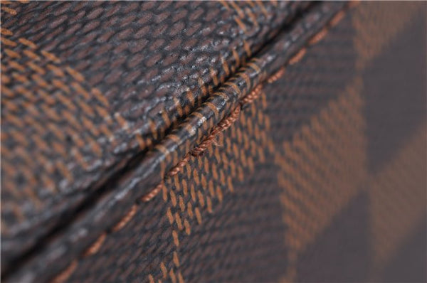 Authentic Louis Vuitton Damier Hampstead MM Shoulder Tote Bag N51204 LV 1114F