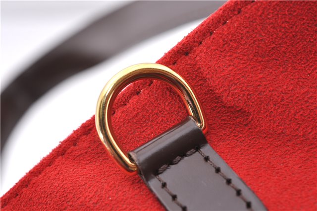 Authentic Louis Vuitton Damier Hampstead MM Shoulder Tote Bag N51204 LV 1114F