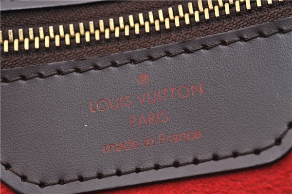 Authentic Louis Vuitton Damier Hampstead MM Shoulder Tote Bag N51204 LV 1114F