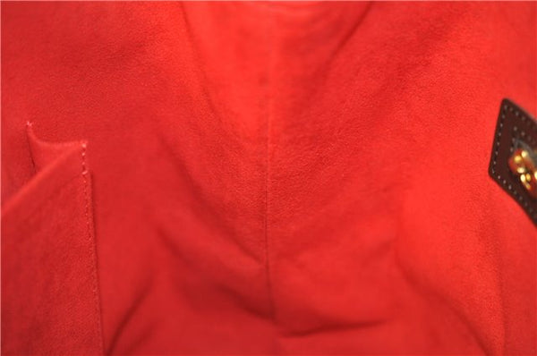 Authentic Louis Vuitton Damier Hampstead MM Shoulder Tote Bag N51204 LV 1114F