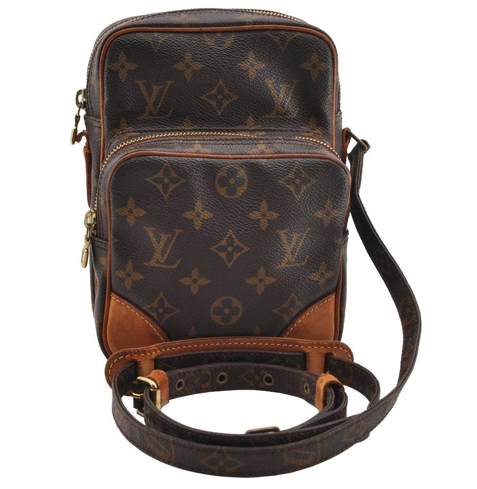 Authentic Louis Vuitton Monogram Amazone Shoulder Cross Bag M45236 Junk 1114I
