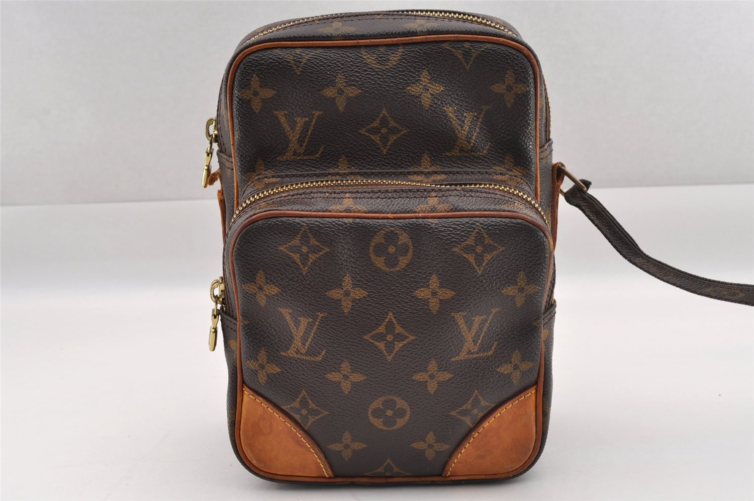 Authentic Louis Vuitton Monogram Amazone Shoulder Cross Bag M45236 Junk 1114I