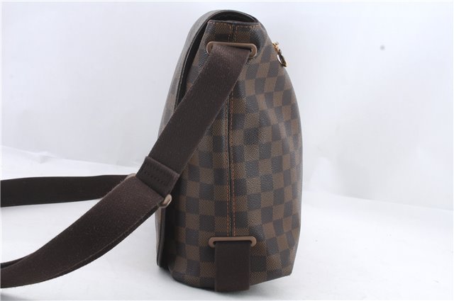 Auth Louis Vuitton Damier Brooklyn MM Shoulder Cross Body Bag N51211 LV 1115D