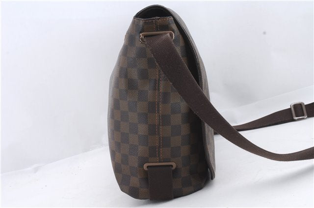 Auth Louis Vuitton Damier Brooklyn MM Shoulder Cross Body Bag N51211 LV 1115D