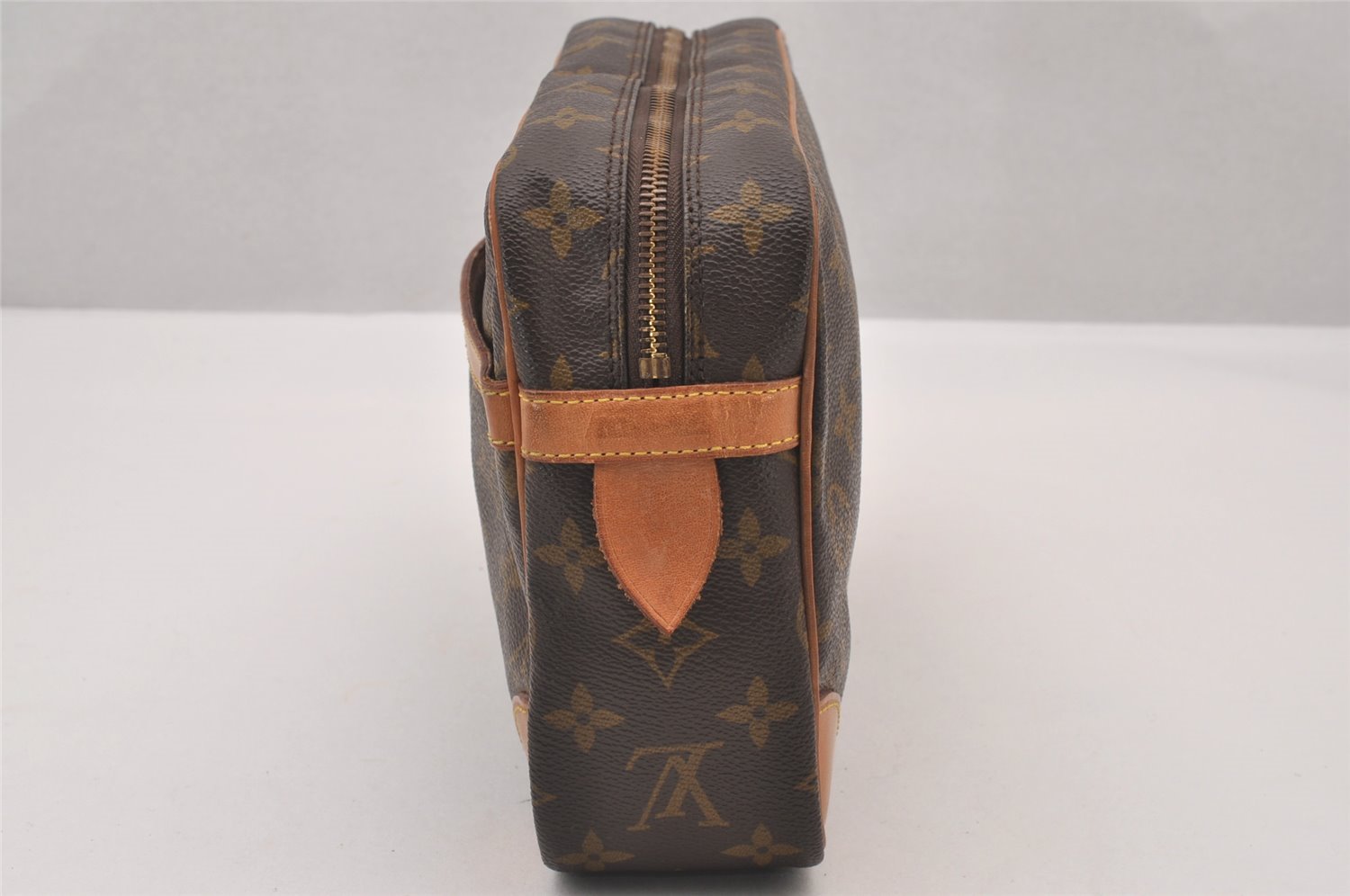 Authentic Louis Vuitton Monogram Compiegne 28 Clutch Hand Bag M51845 LV 1115I