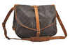 Authentic Louis Vuitton Monogram Saumur 35 Shoulder Cross Bag M42254 LV 1116G