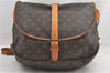 Authentic Louis Vuitton Monogram Saumur 35 Shoulder Cross Bag M42254 LV 1116G