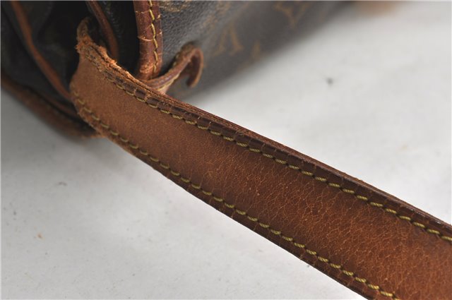 Authentic Louis Vuitton Monogram Saumur 35 Shoulder Cross Bag M42254 LV 1116G