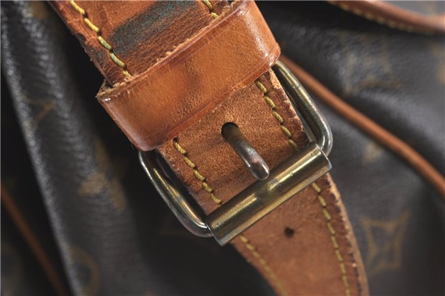 Authentic Louis Vuitton Monogram Saumur 35 Shoulder Cross Bag M42254 LV 1116G