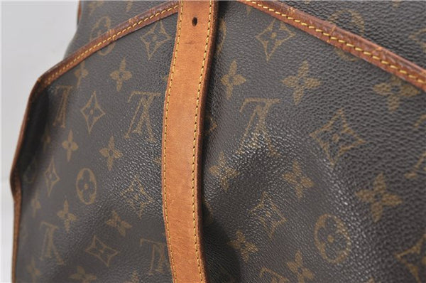 Authentic Louis Vuitton Monogram Saumur 35 Shoulder Cross Bag M42254 LV 1116G