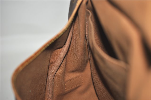 Authentic Louis Vuitton Monogram Saumur 35 Shoulder Cross Bag M42254 LV 1116G