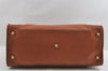 Authentic GUCCI Vintage Travel Boston Bag Leather Brown 1116I