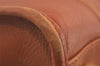 Authentic GUCCI Vintage Travel Boston Bag Leather Brown 1116I