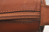 Authentic GUCCI Vintage Travel Boston Bag Leather Brown 1116I