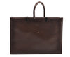 Authentic GUCCI Bamboo 2way Hand Tote Bag Leather 0021034 Brown Junk 1117I