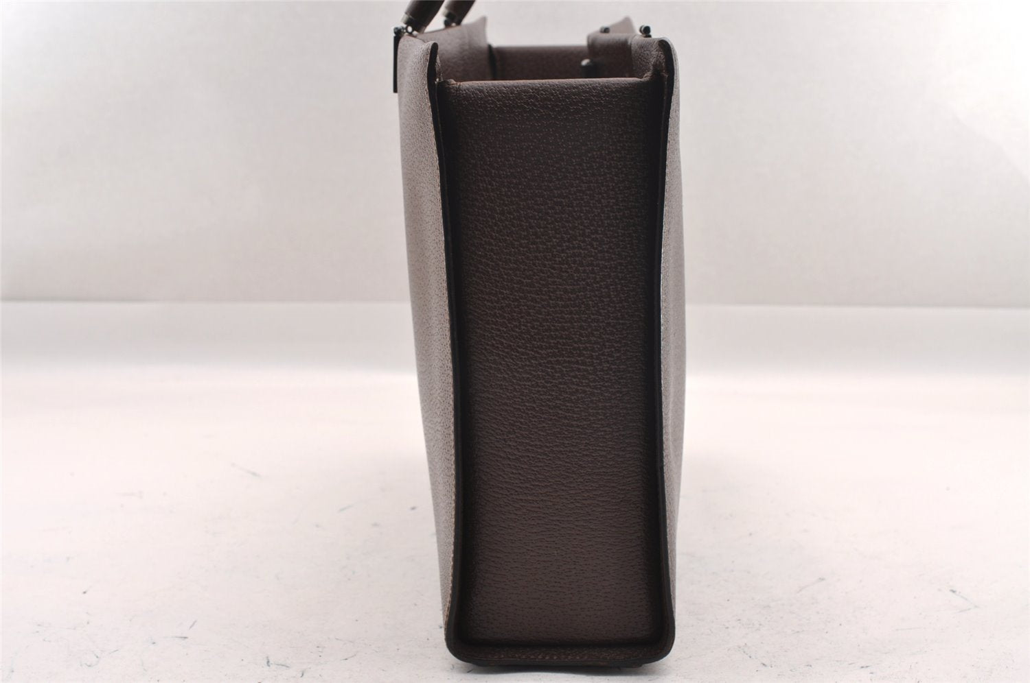 Authentic GUCCI Bamboo 2way Hand Tote Bag Leather 0021034 Brown Junk 1117I