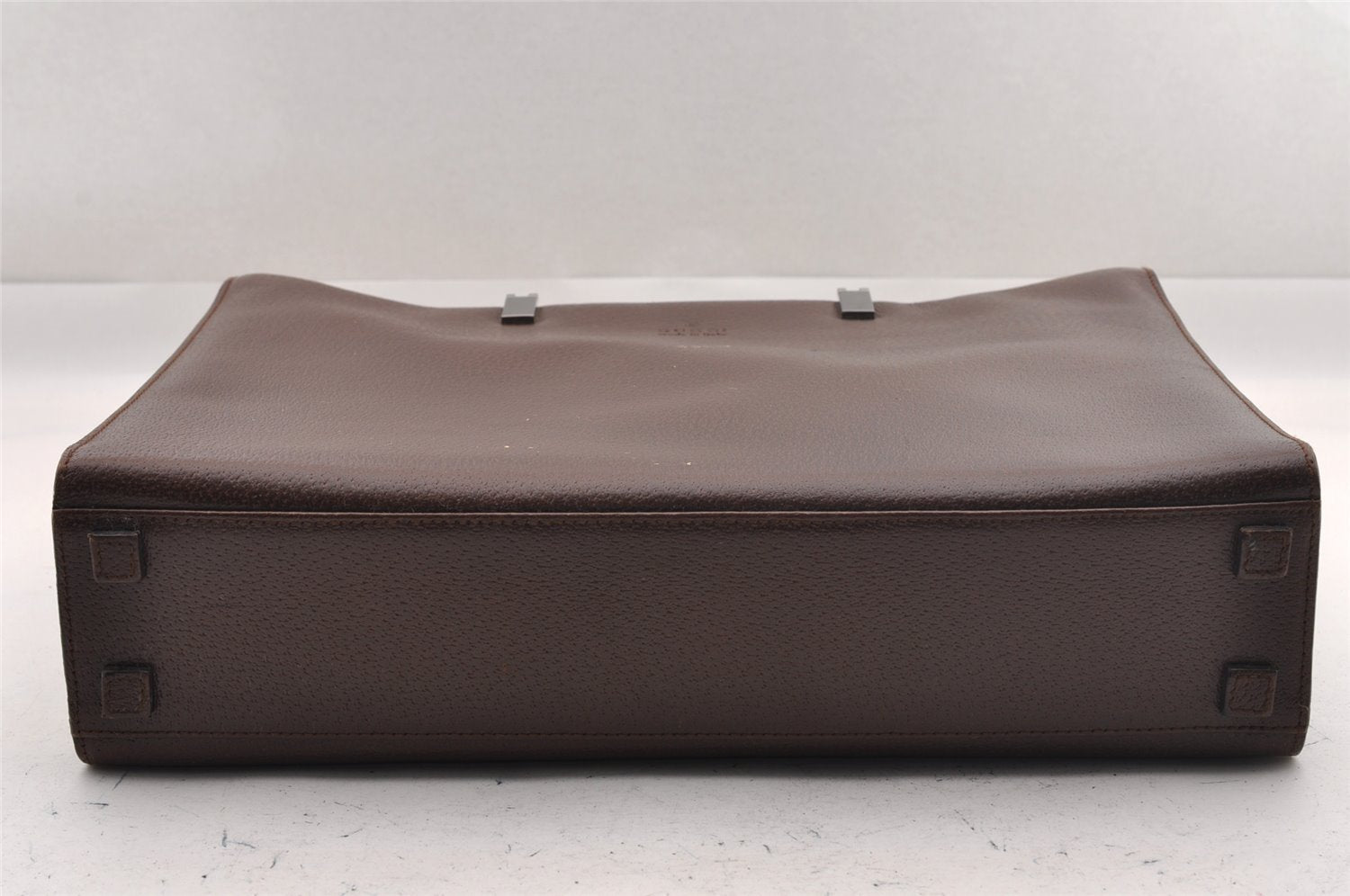 Authentic GUCCI Bamboo 2way Hand Tote Bag Leather 0021034 Brown Junk 1117I