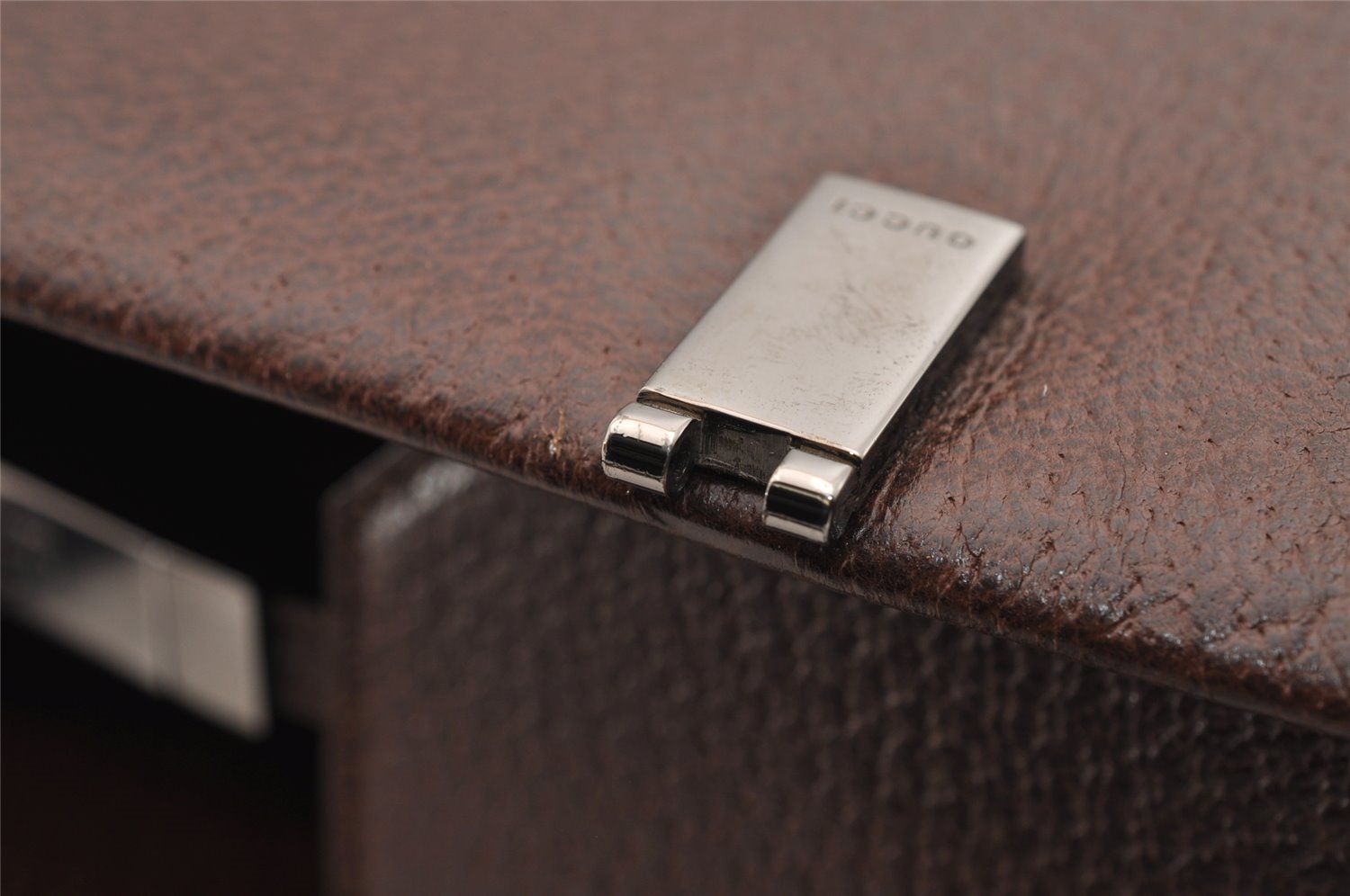 Authentic GUCCI Bamboo 2way Hand Tote Bag Leather 0021034 Brown Junk 1117I