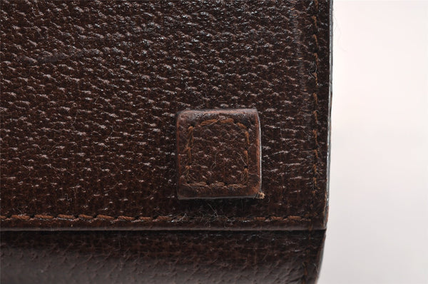 Authentic GUCCI Bamboo 2way Hand Tote Bag Leather 0021034 Brown Junk 1117I