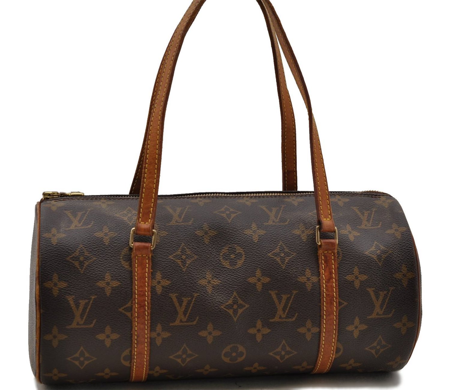 Authentic Louis Vuitton Monogram Papillon 30 Hand Bag M51385 LV 1119D