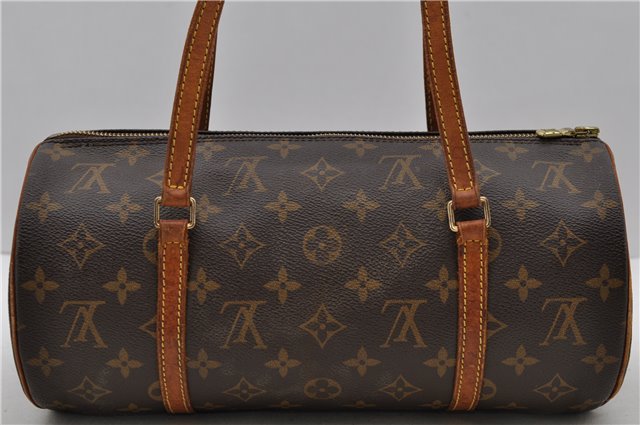 Authentic Louis Vuitton Monogram Papillon 30 Hand Bag M51385 LV 1119D