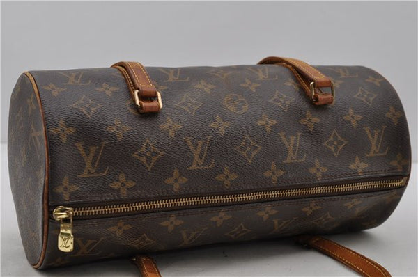 Authentic Louis Vuitton Monogram Papillon 30 Hand Bag M51385 LV 1119D