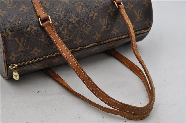 Authentic Louis Vuitton Monogram Papillon 30 Hand Bag M51385 LV 1119D