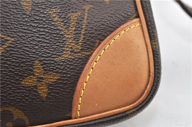 Authentic Louis Vuitton Monogram Danube Shoulder Cross Body Bag M45266 LV 1119G