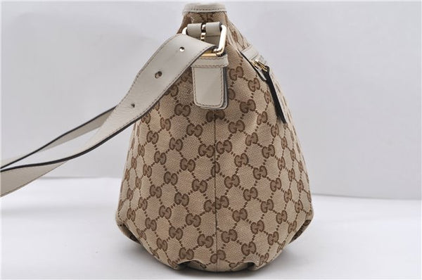 Authentic GUCCI Shoulder Cross Body Bag GG Canvas Leather 388930 Brown 1120D