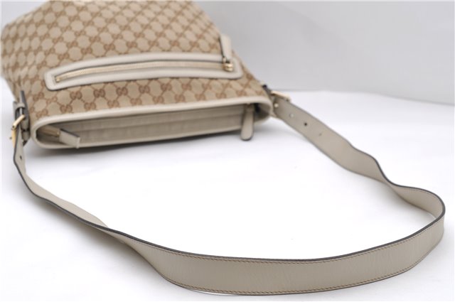 Authentic GUCCI Shoulder Cross Body Bag GG Canvas Leather 388930 Brown 1120D