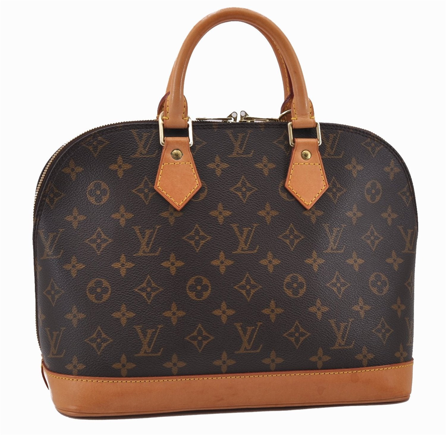 Authentic Louis Vuitton Monogram Alma Hand Bag Purse M51130 LV 1121F