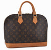 Authentic Louis Vuitton Monogram Alma Hand Bag Purse M51130 LV 1121F