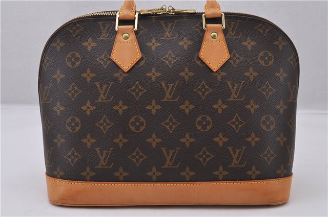 Authentic Louis Vuitton Monogram Alma Hand Bag Purse M51130 LV 1121F