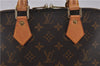 Authentic Louis Vuitton Monogram Alma Hand Bag Purse M51130 LV 1121F