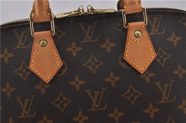Authentic Louis Vuitton Monogram Alma Hand Bag Purse M51130 LV 1121F