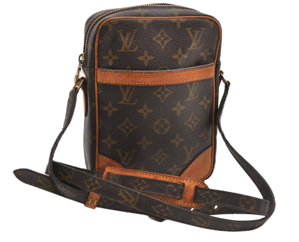 Authentic Louis Vuitton Monogram Danube Shoulder Cross Body Bag M45266 LV 1121G