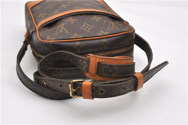 Authentic Louis Vuitton Monogram Danube Shoulder Cross Body Bag M45266 LV 1121G