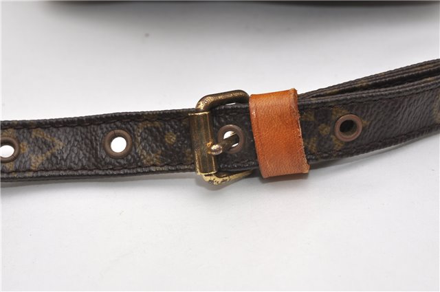 Authentic Louis Vuitton Monogram Danube Shoulder Cross Body Bag M45266 LV 1121G