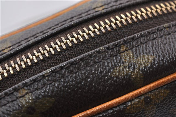 Authentic Louis Vuitton Monogram Danube Shoulder Cross Body Bag M45266 LV 1121G