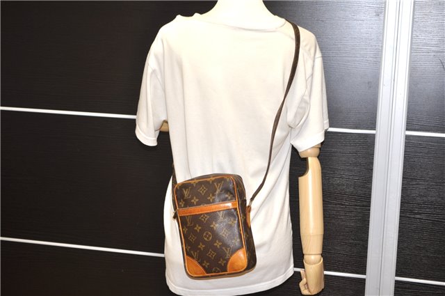 Authentic Louis Vuitton Monogram Danube Shoulder Cross Body Bag M45266 LV 1121G